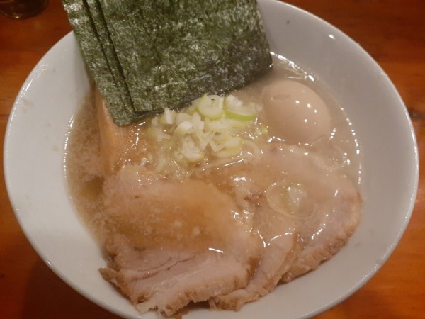 「特製ラーメン（塩）＋肉飯」@拉麺 あさがおの写真
