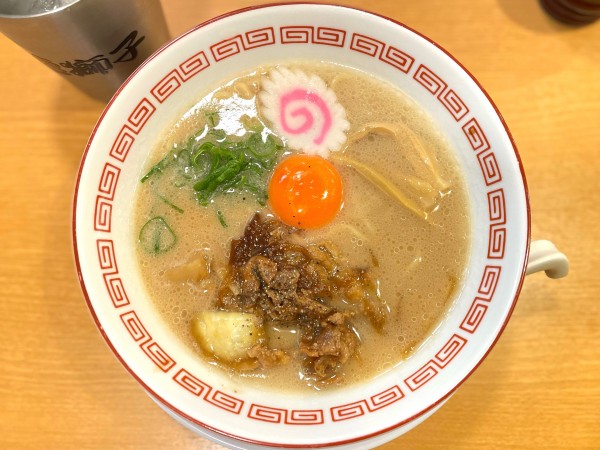 「肉玉中華そば　半麺　950」@肉玉中華そば 連獅子の写真