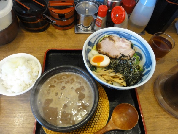 「豚骨醤油つけ麺1050円」@ラーメン猪太の写真