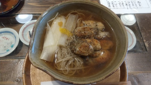 「かきなんばん（期間限定）1500円」@そば切り たかやの写真