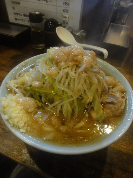 「大盛1110円全部」@麺屋 鳳の写真