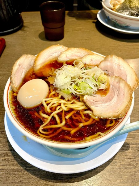 「肉中華そば【TP】味玉」@丸中華そばの写真