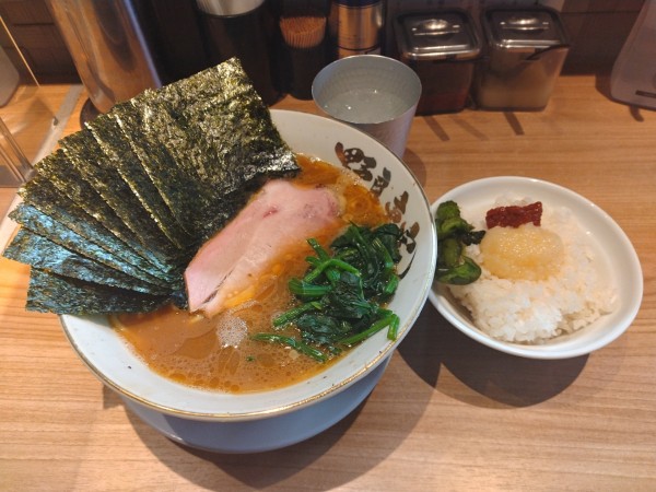 「並¥1000+青混のり¥150+ライス¥150-」@ラーメン 野良裏家の写真