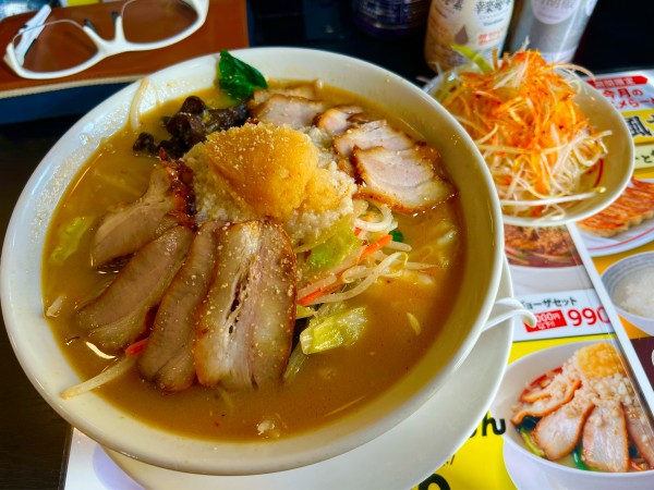 「メガたんめん味噌 990円」@幸楽苑 足立東伊興店の写真