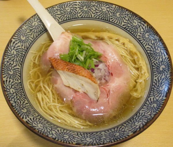 「金目鯛そば（塩）850円」@中華そば 導の写真