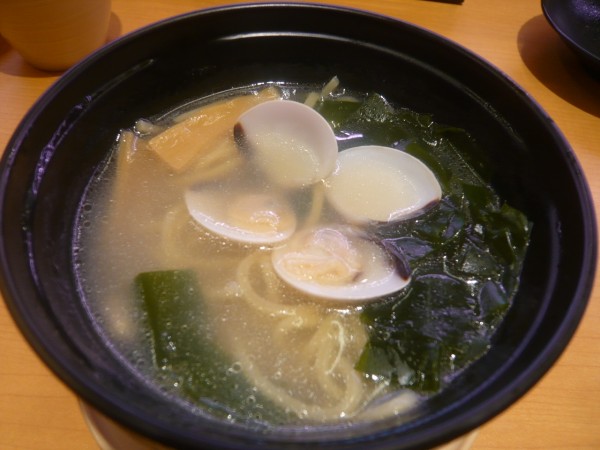 「はまぐり塩ラーメン」@スシロー 小平天神町店の写真