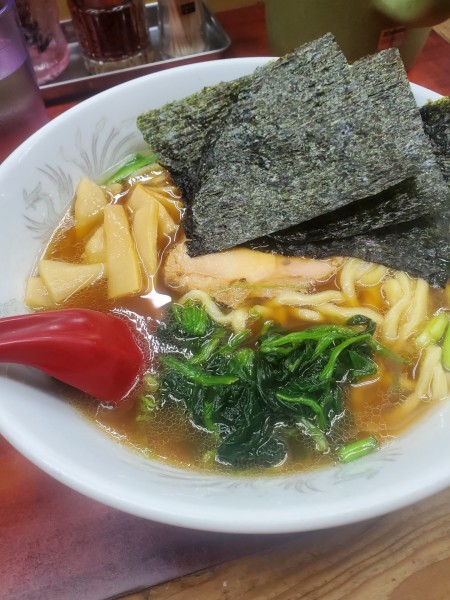 「醤油ラーメン・太麺７５０円」@らーめん ドラごんちの写真