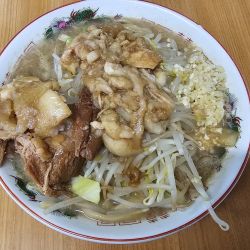 国産豚ラーメン＋脂増し　900＋100円