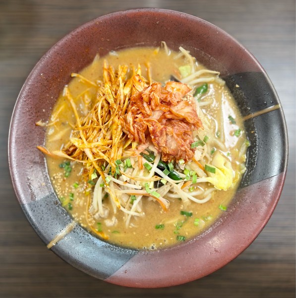 「辛葱とキムチのニンニク味噌拉麺」@ラーメン 仙花の写真
