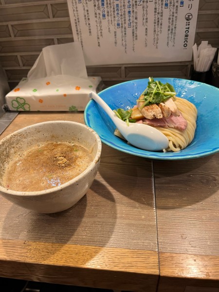 「濃厚魚介つけ麺」@中華そば TORICOの写真