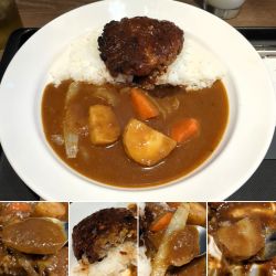 煮込みデミハンバーグマイカレー　890円