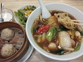 「五目タン麺セット(990)」@七福の写真