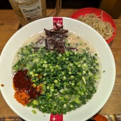 ハイボール＋胡椒もやし＋ネギラーメン