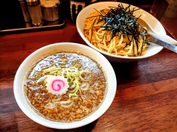 「魚介豚骨つけ麺」@拉麺 梅太郎の写真