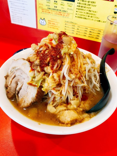 「ミニラーメン　野菜アブラマシ」@立川マシマシ 太田店の写真