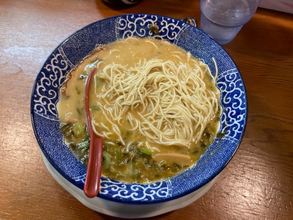 「博多とんこつ+替え玉2玉+うま玉1000円」@博多ラーメン鶴亀堂 太田新井町店の写真