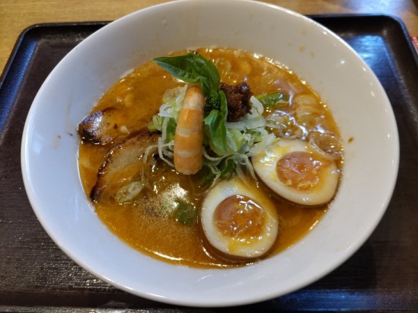 「ジョーの海老拉麺+小ライス」@東京海老酒場 案のジョーの写真