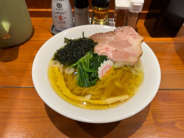 「塩そば（ピロ麺&濃いめ）」@麺屋 真心の写真