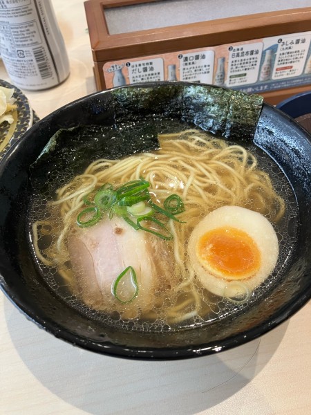 「厳選素材の貝節塩らーめん」@はま寿司 武蔵野八幡町店の写真