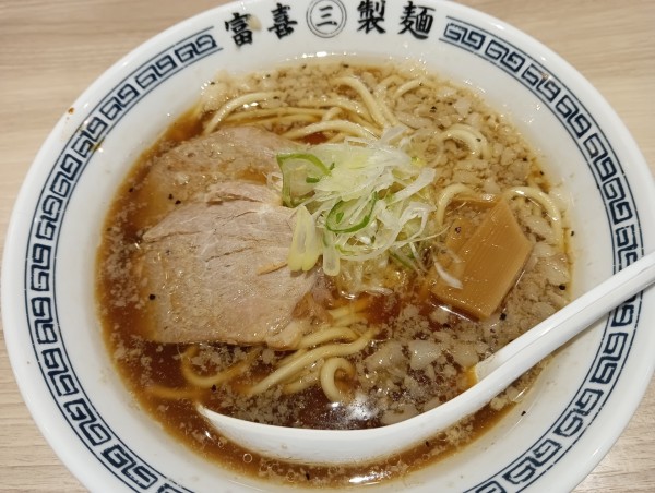 「中華そば・並(¥900)」@富喜製麺研究所 熊本駅店の写真