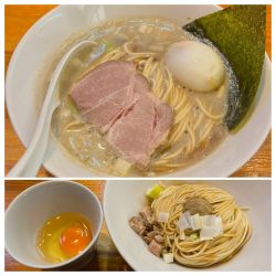 醤油+味玉＋和え玉 生卵トッピング