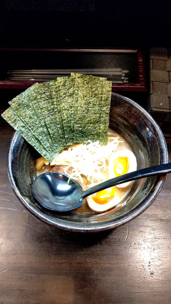 「奨海苔玉子ラーメン1050円」@麺屋 奨 TASUKUの写真