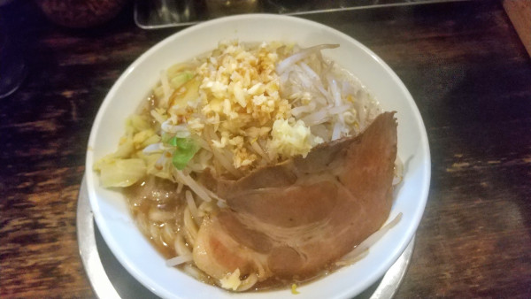 「ヤス二郎大　脂増し」@ラーメン ヤスオの写真