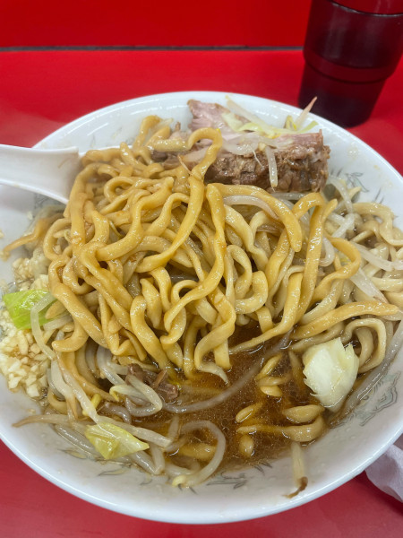「小ラーメン　麺少なめ」@ラーメン二郎 ひたちなか店の写真