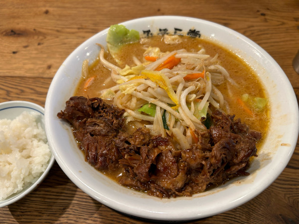 「かぶりつきチャーシュー味噌」@純米味噌らーめん みそら堂 小山店の写真