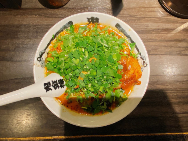 「パクチーカラシビ味噌らー麺:1,200円」@カラシビ味噌らー麺 鬼金棒の写真