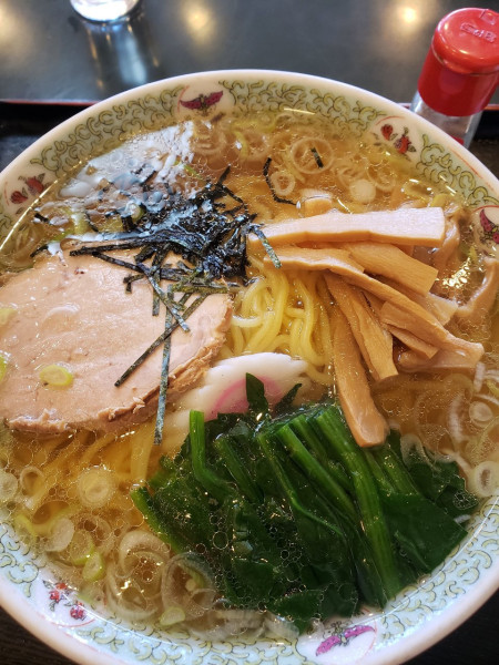 「中華そば　らーめん大盛700円」@きそば 志ら井の写真