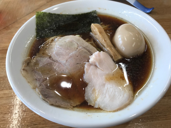 「御養鶏の和風中華そば＋半和え玉」@しじみ中華蕎麦 イツ花の写真