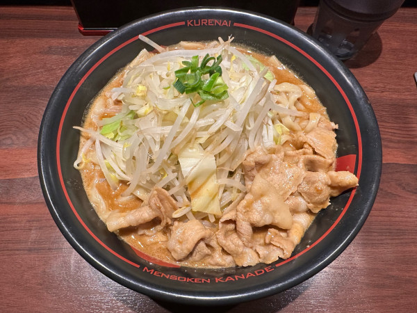 「みそ　大盛り」@麺創研 紅 武蔵新城の写真