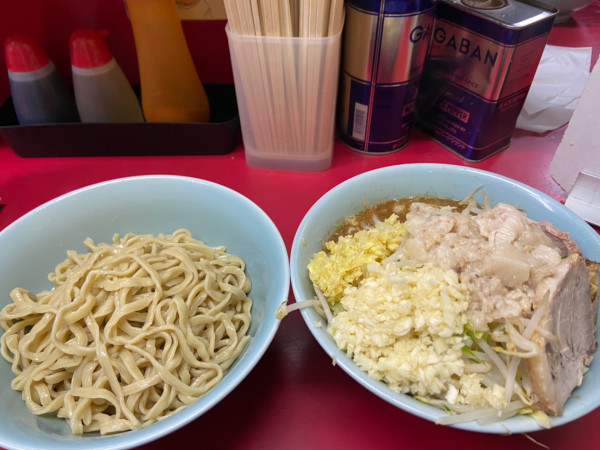 「ぎょったま つけ麺II Ver.サバ」@ラーメン二郎 中山駅前店の写真