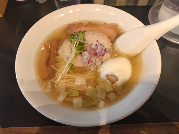 「味玉塩蕎麦¥1050-」@中華蕎麦 ごとうの写真