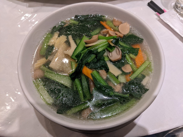 「野菜タンメン(塩味)：1100円」@廣豊楼 神田本店の写真