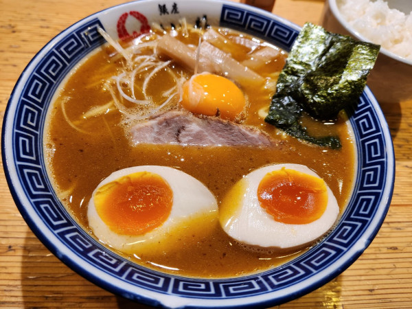 「南蛮そば 味玉 ご飯」@銀座 いし井 五反田店の写真