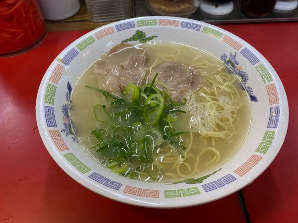 「博多ラーメン(290円)」@博多ラーメン はかたや 川端店の写真