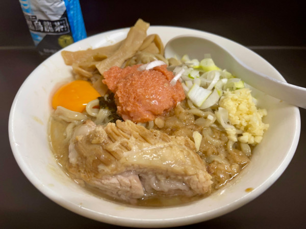 「明太油そば  大」@ラーメン一心の写真