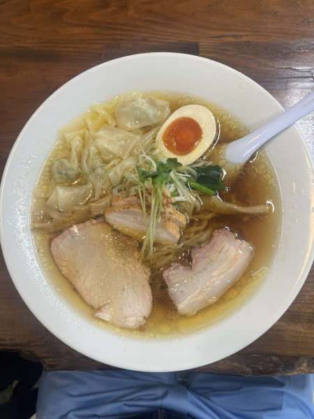 「特製味楽中華そば」@手打ち中華そば 味楽の写真