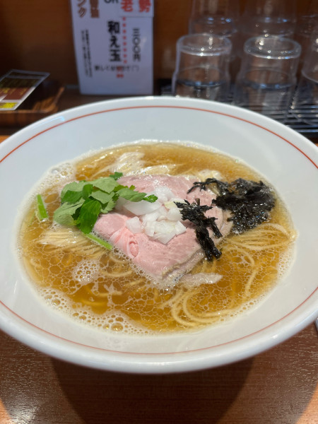 「煮干し中華そば」@㐂九八 ～garage～の写真