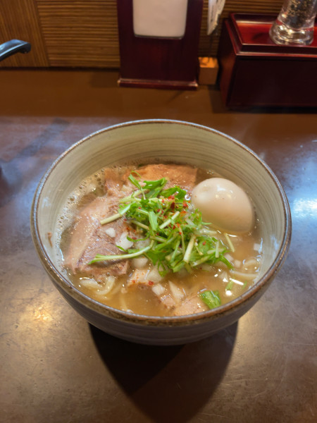 「味玉旨だしらーめん（1050円）」@麺処 と市の写真