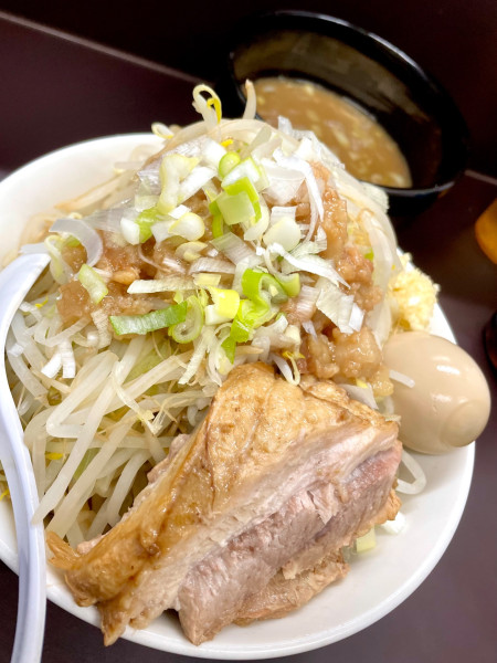 「【限定】 シークヮーサーつけ麺  大」@ラーメン一心の写真