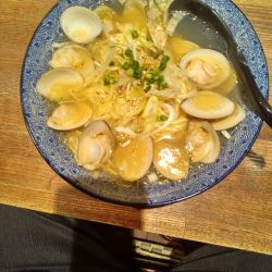 はまぐりラーメン　大盛り