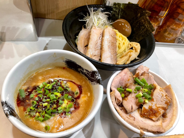 「【夜20食限定】辛味噌つけ麺」@麺屋 扇 SENの写真