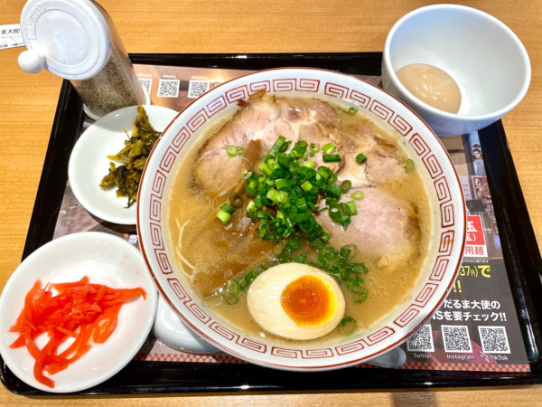 「＜期間限定＞ 群馬豚骨らーめん だるま大使」@らあめん花月嵐 川越バイパス店の写真