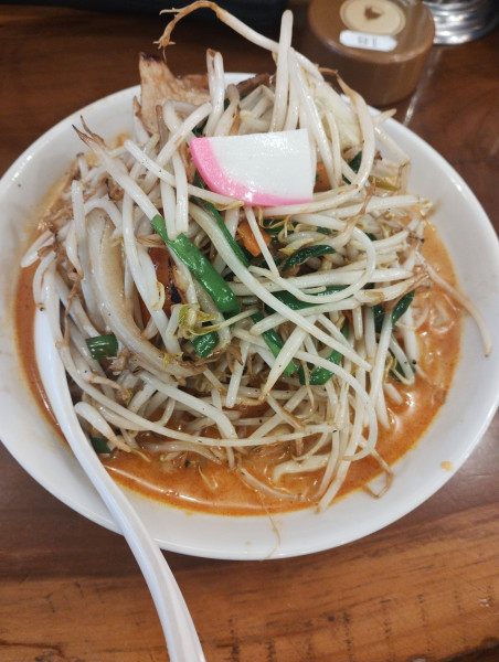 「辣椒味噌タンメン(大盛)」@極濃湯麺 フタツメ 前橋店の写真