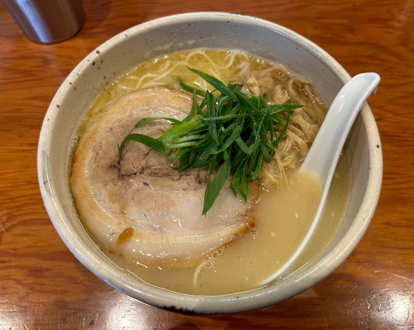 「ラーメン＋ライス」@麺屋 臥龍の写真