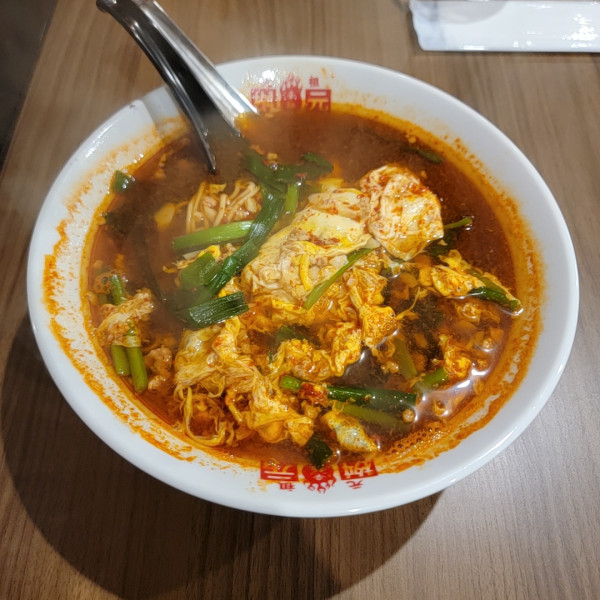 「元祖辛麺レディース中華麺5辛」@辛麺屋 桝元 秋津店の写真