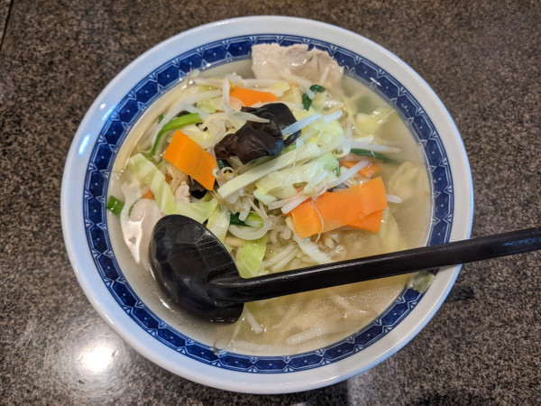 「タンメン：750円」@中華茶房 萬里の写真